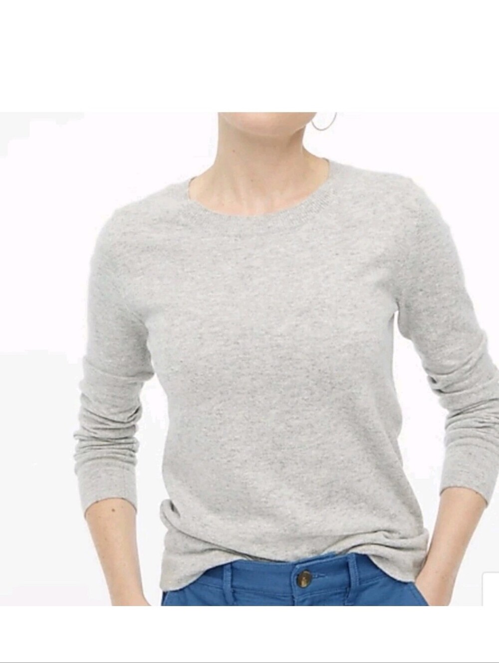 J.Crew Cotton-wool blend Teddie sweater Size M NWOT